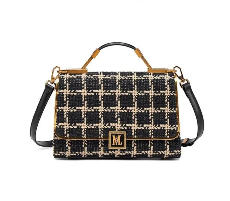 bolsa feminina , chanel, xadrez